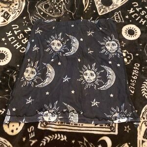 Sun and Moon mini skirt